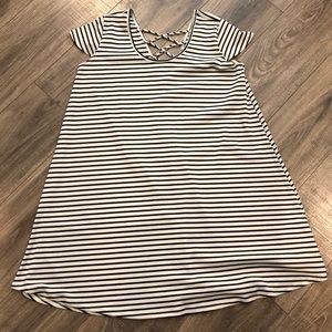 Striped Skater Dress